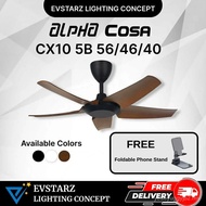 ALPHA COSA CX10/CX20 5B 56/46/40 inches DC Motor Ceiling Fan with Remote Control