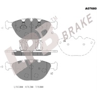 LPB Brake Pad FRonT NA07680 BMW X5 E53 4.4 00'-06',BMW X5 E53 4.8 04'-06'