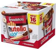 Nutella & Go Hazelnut Spread with Breadsticks 28.80 oz --16 Pack Nutella榛果醬配麵包棒16包