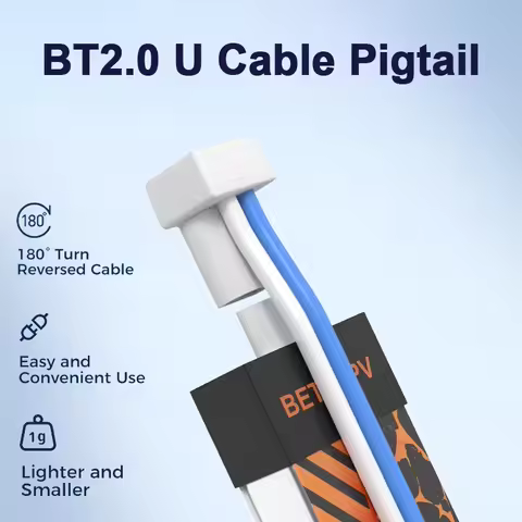 BETAFPV BT2.0U Cable Pigtail 1S Whoop Cable Pigtail BT2.0-PH2.0 Adapter Cable RC Drone Accessories w