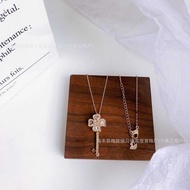 Swarovski Crystal Elements Clover Crystal Necklace Set