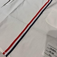Kemeja Thom browne white arm stripes baju kaos anak laki