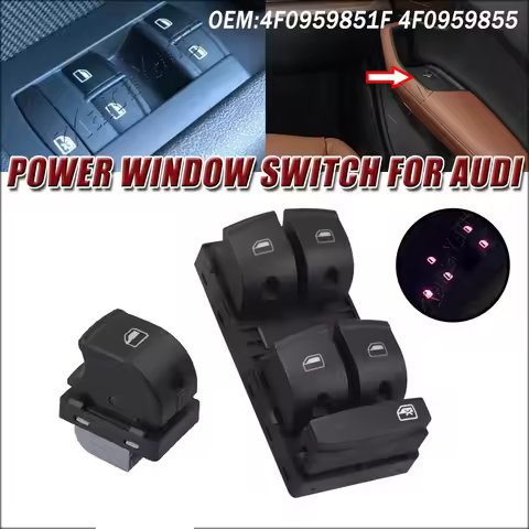 For Audi A3 8P SPORTBACK A6 4F RS6 C6 Q7 Electric Master Window Lifter Control Switch Car Accessorie