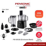[Limited Edition] Pensonic Multi Function Food Processor | PB-5001B Mixer Pemproses Makanan Blender 
