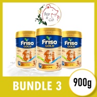 [BUNDLE OF 3] 900g Friso Gold 3 - (1 ~ 3 years) ★MADE IN NETHERLANDS FOR MALAYSIA★ (EXP:FEB 2025)