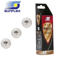 Original Sunflex 3 Star Ball Table Tennis/Pingpong 3pcs