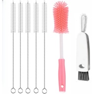 Water Bottle Brush for Owala, Straw Cleaner Brush for Owala/Stanley/Yeti Tumblers, 3 in 1 Cap lid Br