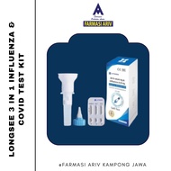 LONGSEE 3IN1 INFLUENZA & COVID TEST KIT