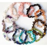 Natural Stone Bracelet/Broken Stone Bracelet/ Pebble Stone Bracelet/CRYSTAL Stone Bracelet/Stone Bra