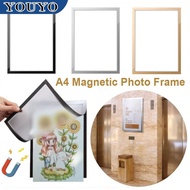 A4 Magnetic Photo Frame Self-adhesive Wall Display Frame Display Board Wall Stick Frame Poster Stick