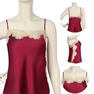 CL CHERILON เชอรีล่อน เสื้อสายเดี่ยว สายเดี่ยว ผ้าซาติน ลูกไม้ เสน่ห์ที่ไม่เหมือนใคร NIC-BSPCL1 + NI