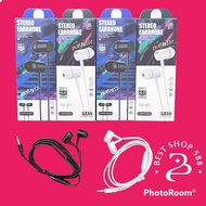 EXTRA BASS HEADSET D21/ HANDSFREE D21/ EARPHONE STEREO BASS D21