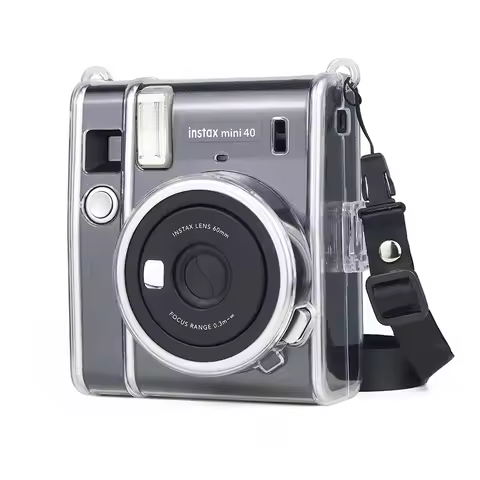 PU Leather Protection Bag Case Cover For Fujifilm Instax Mini 40 Instant Film Photo Camera with Shou