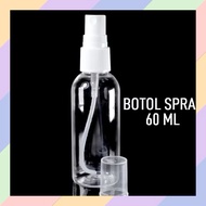 60 Clear Plastic Spray Bottle ML - Good Model, Clear Spray Cap, Elegant Design
