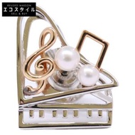 禦木本 S K18 鋼琴珍珠胸針 [二手]