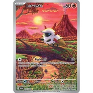 Pokemon elite trainer box ETB IR Larvesta - 099/086 - SV: Black Bolt White Flare English