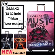 Crazy music luggage cover protector for samsonite luggage rimowa luggage aluminum luggage