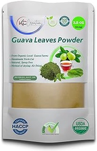 KC Creation Organic Guava Leaves Powder 100% Pure &amp; Fresh from Local Guava Farms (3.5oz)