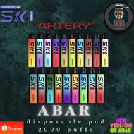 【Hot sale】[100% Authentic]  Artery Abar SK 2000 Puffs | Abar Vape | Abar Disposable | Artery Abar Po