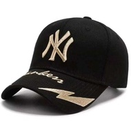 New New York Logo Baseball Cap, Men's Distro Wanita New York Hat/