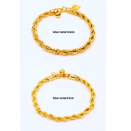 Korean Gold Adult Twisted Bracelet Persis Cop 916 916 Gold Bracelet