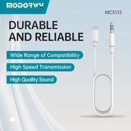 MODORWY MC5112 Type-C To 3.5mm Output Cable For Audio Equipment Adapter 1 Meter Smartphones.
