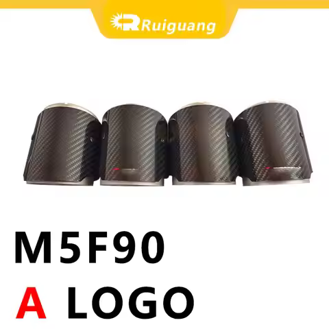 4Pieces M5 F90 Car Accessories For BMW F87 M2 F80 M3 F82 F83 M4 F10 Exhaust Pipe Upgrade Carbon Fibe