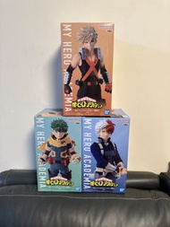 Banpresto 景品模型 - 綠谷出久 & 爆豪勝己 & 轟焦凍《我的英雄學院》