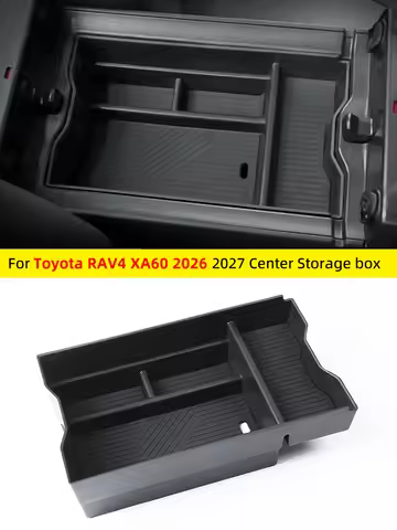 For Toyota XA60 2025 2026 2027 Rav4 Accessories Car Central Control Armrest Box Storage box storage 