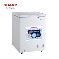 SHARP CHEST FREEZER 110L WITH 2 IN 1 FUNCTION