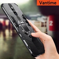 Vantime สำหรับ OPPO F11 Pro 360 ° หมุนขาตั้งโทรศัพท์ Caseกันกระแทกแท่นแม่เหล็กรถยนต์ผู้ถือฝาหลัง