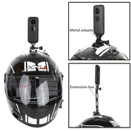 Motorcycle Helmet Top Mount Holder for Insta360 One R X3 X2 Aluminum Alloy Arm for Gopro Hero 12 11 10 9 Xiaomi yi 4k Eken Action Cam Accessories