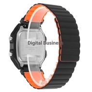 Substitute Casio DW-291h DW-291 W-218 W-218H DW-290 Silicone Double-Sided Magnetic Strap