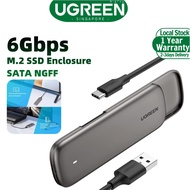 UGREEN SSD Case M.2 Enclosure USB Type C Micro USB External Mobile Hard Disk Drive Box for M2 Sata 2