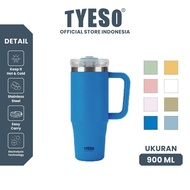 Tyeso Tumbler Handle Portable Stainless Coffee Cup 900ml TS-8866 Thermos Cup Vacuum Insulated