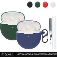 Silicone Case for 1MORE ComfoBuds Mini Case Cover & Cleaning Kit Shockproof Shell Washable Housing A