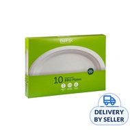 BioPak Sugarcane BBQ Plates 32x25cm Plastic Free