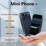 Mini Phone Murah 4G Handphone 4+64GB 4.0inch Screen Android Mobile Phone Smartphone