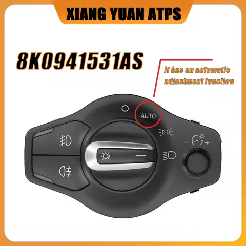 8K0941531AS Headlight Switch Control Device Is Equipped With Automatic Adjustment For Audi A4 S4 A5 