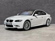 【Kyosho原廠精品無盒】1/18 BMW e92 M3 經典白色 1:18 模型車
