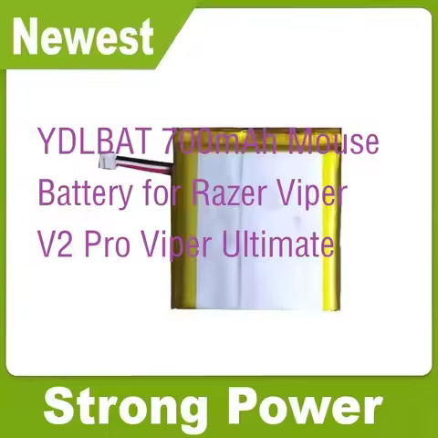 YDLBAT 700mAh Mouse Battery for Razer Viper V2 Pro Viper Ultimate