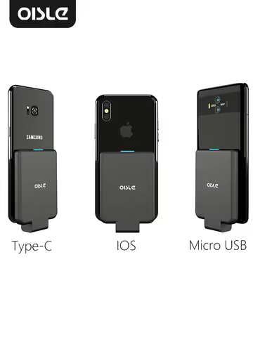 OISLE Power Bank Mini Portable External Battery Fast Charge Spare Battery PoverBank for IPhone 12/13