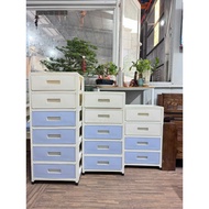 Convenient 4/5/6-Tier Bedroom Storage Cabinet with Wheels, Underwear Storage Cabinet, Multi-Purpose 