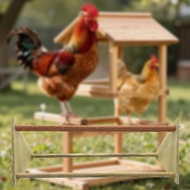 [kanye2dc] Brooder Wooden Chicken Perch Triangular Roost Bar Poultry Stand for Bird Cage and Parrot 