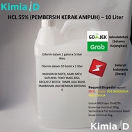 HCL 55% - 10 Liter -  Pembersih Keramik Karat Toilet Porselen - Pembersih kerak Semen