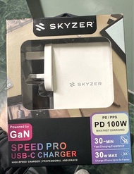 SKYZER GaN 100W USB-C 充電器