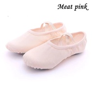 【Lowest Prices Online】 Girls Ballerinas Canvas Soft Sole Ballet Dance Slippers Children Practice Ballerinas Woman Dance Shoes