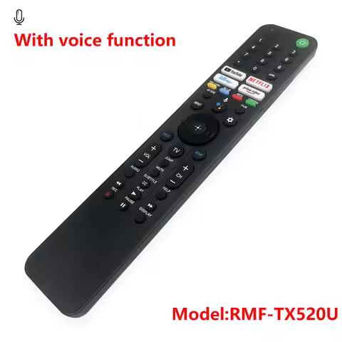 Replacement RMF-TX520U Voice Remote Control For SONY 4K Smart TV for KD85X91CJ XR-75X90CJ XR65A80J K