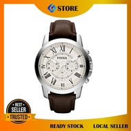 Fossil FS4735 Men's Grant Chronograph Brown Leather Men Watch