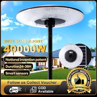 Lampu Solar Light Outdoor lighting 40000W UFO Solar LED Street Light Waterproof IP67 Solar Spotlight